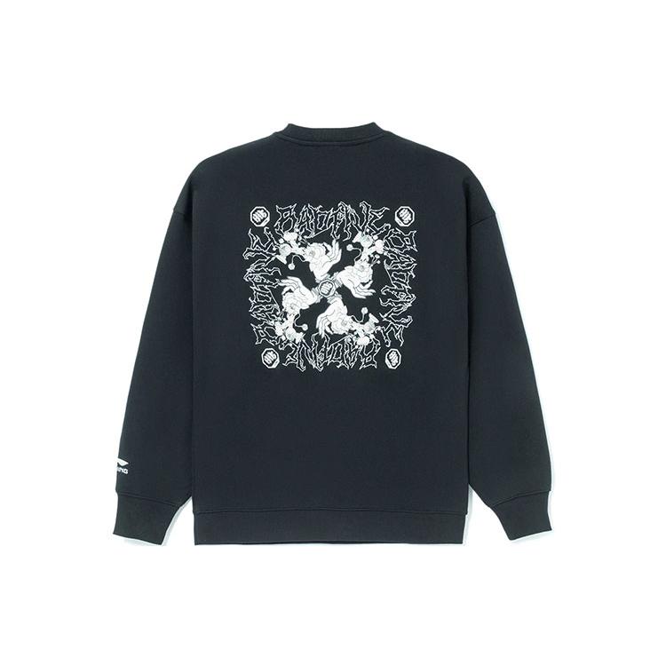Li Ning Badfive Sweatshirt Unisex Black AWDRF87-1