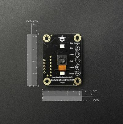 AI Gesture/Face Tracking Sensor (3m Range, 5 Gestures, 10 Face Tracking, Model M)