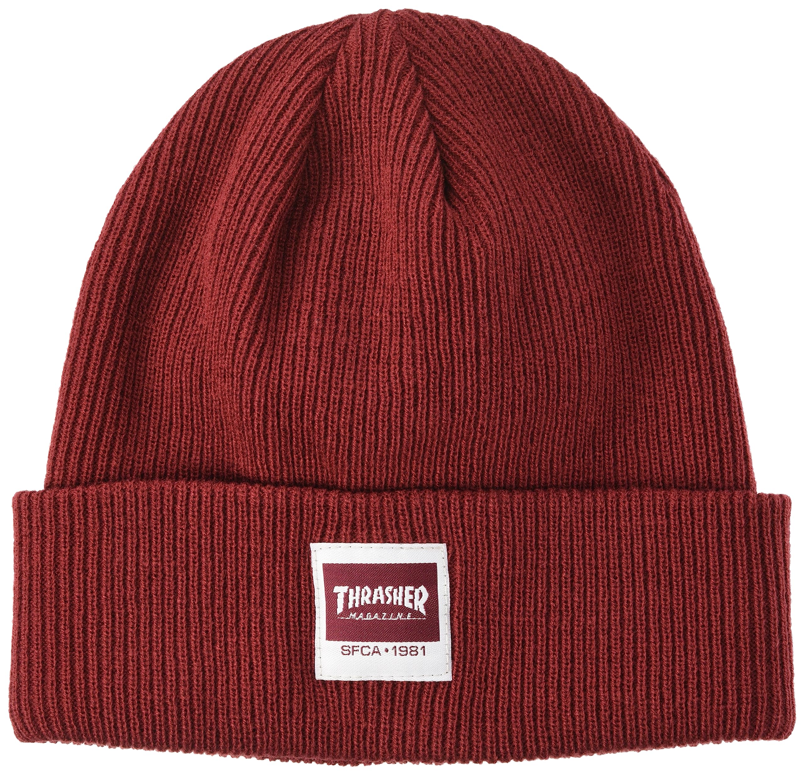 

Thrasher Classic Knit Cap MAG LABEL Hat FR (Brand Logo) [THR-N03 / BEANIE] 0.BURG