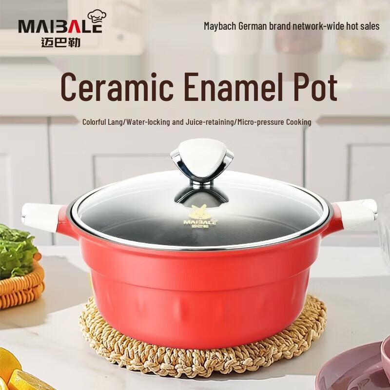 Maybach Enamel Soup Pot