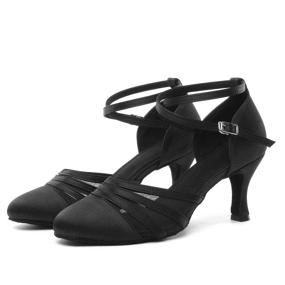 Women's Ballroom Latin Dance Shoes Salsa Tango Waltz Ballroom Dance Shoes for Women Dance Shoes 7.5cm Heel
