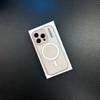 Etui do ładowania bezprzewodowego Magsafe na iPhone 15 13 12 14 16 Pro Max Matowe Magnetyczne Modne Odporne na Wstrząsy Etui Pancerne Metalowa Osłona Obiektywu