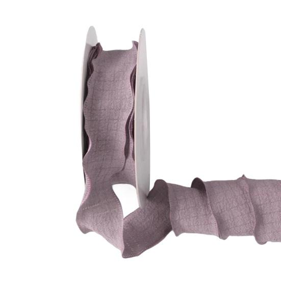 1 Roll 900x2.5CM Ruffle Edge Ribbon DIY Sewing Flower Bridal Bouquets Christmas Gift Box Wrapping Decorative Ribbon Solid Polyester Pleated