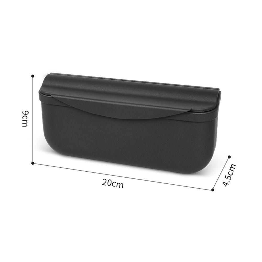 AABLU1 Glasses Case for Tesla Model 3 Y ModelY Sticky Seat Crevice Side Sunglasses Card Storage Box TPE Silicon Stickable Car Organizer