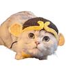 Cat Hat Pets Knitted Cosplay Hat Halloween Christmas Party Costume Headwear Dress-up Accessories for Puppy Cat Kitten