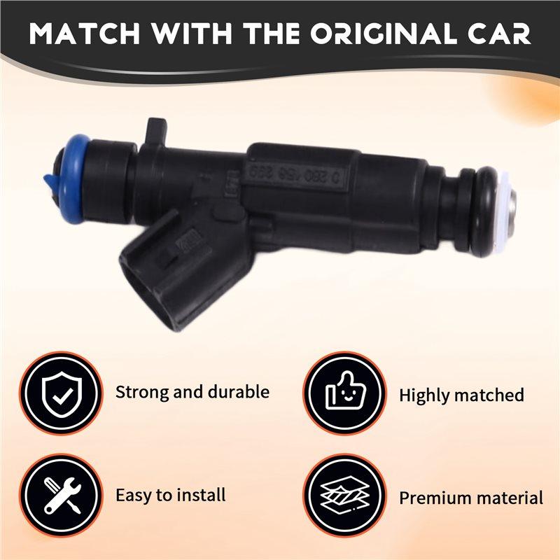 Car Fuel Injector 0280156299 For Geely Dorsett 1.8L Vision Seaview 4G18 Engine Accessory Parts