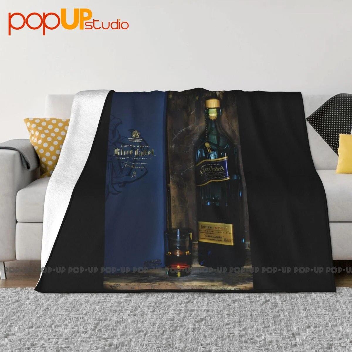 

Johnny Walker Blue Label Whisky P-219 Blanket Thick For Bed Ultra-Soft Skin Friendly Camping Blanket
