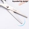 M&g Stationery 160/210mm Scissors Round Tip Scissors Small Medium Large Handmade Paper Scissors Home Office Supplies Red/black