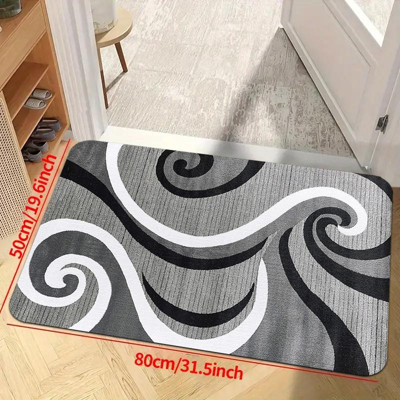 Visual Illusion Carpet 3D Vortex ThreeDimensional Trap Bedroom Floor Mat Living Room Coffee Table Blanket Creative Christmas Rug