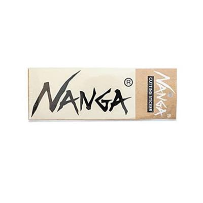 Nanga Cutting Sticker NANGA CUTTING STICKER N1St BK Black XS Car Sticker
