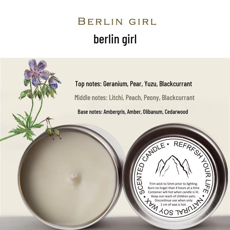 Scented Candles: Handmade Essential Oil for Bedroom, Sleep Aid, Safe for Babies & Pregnant Women, Indoor Fragrance Souvenir
