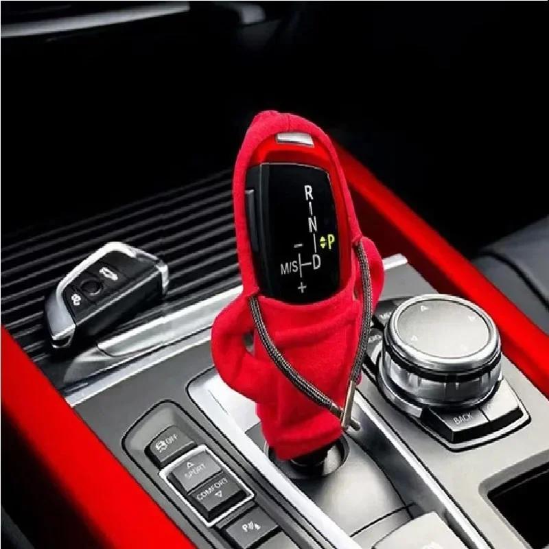 Hoodie Car Gear Shift Cove Shift Lever Handle Kit Creative Universal Car Gear Shift Hoodie Cover Decoration Car Interior Amagi