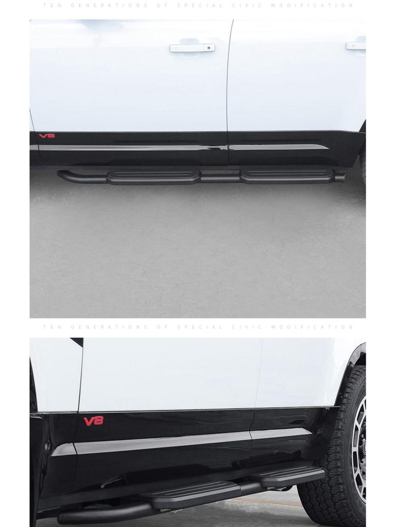 Aluminum Alloy Side Steps for Land Rover Defender 110/90/130
