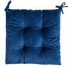 Four-hole Velvet Strapping Dining Chair Cushion Japanese Home Chair Cushion Office Home Square Cushion Tatami Cushion Breathable Home Cushion
