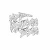 APM Monaco [Romantic Confession] Swirling Dragon Tail Design Fashion Trend Exquisite Light Luxury Style Retro Niche Ring Women’s Silver A18452OX