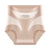 Douyin High Waist Seamless Breathable Tummy Control Panties for Women - Body Shaping, Hip Lifting, Antibacterial Plus Size Briefs.