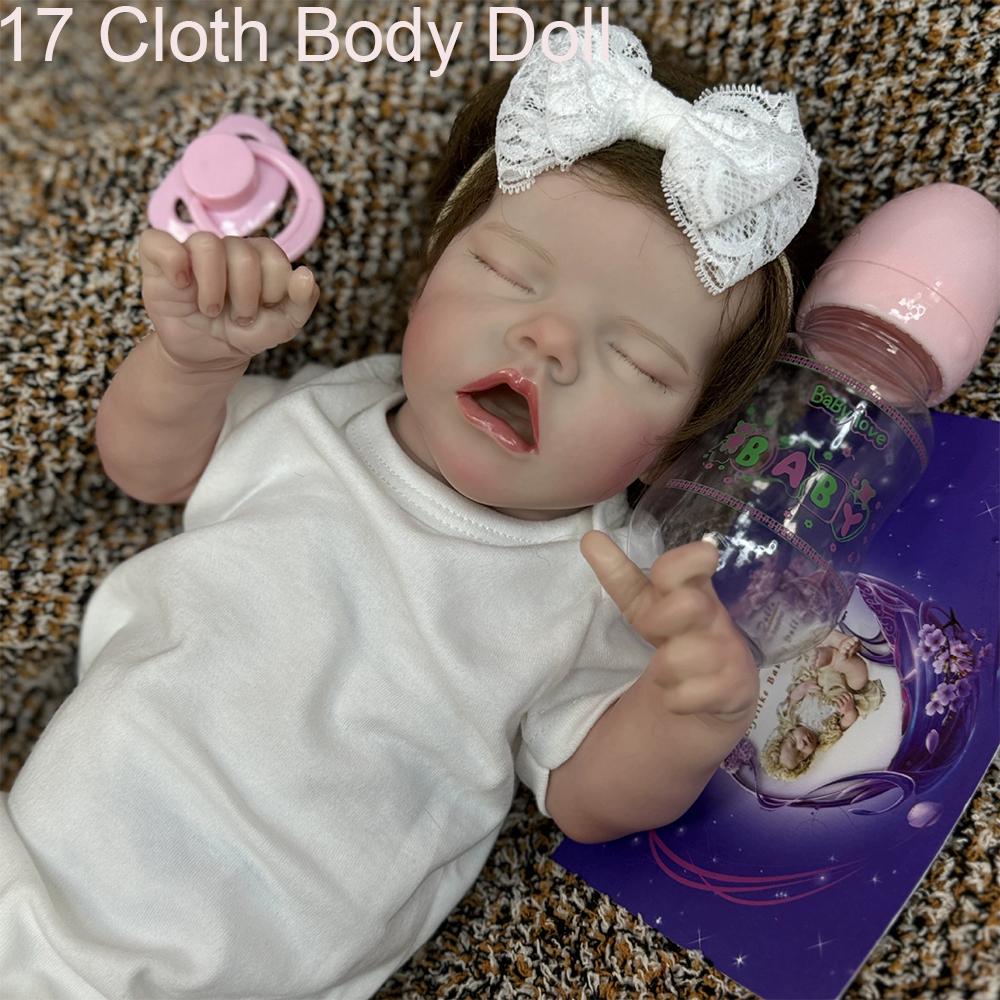 Reborn Baby Doll Girl 40cm Twin Exquisite Painted rebirth Doll Realistic Baby Toy
