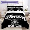 Gradient Neon City Logo 3Pcs Bedding Set, Rainbow Street Sign Duvet Cover & 2 Pillowcases