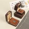 Yantong Luxury PU Leather Jewelry Box Premium Ring Case Velvet Insert Necklace Bracelet Storage Organizer Gift Packaging Custom