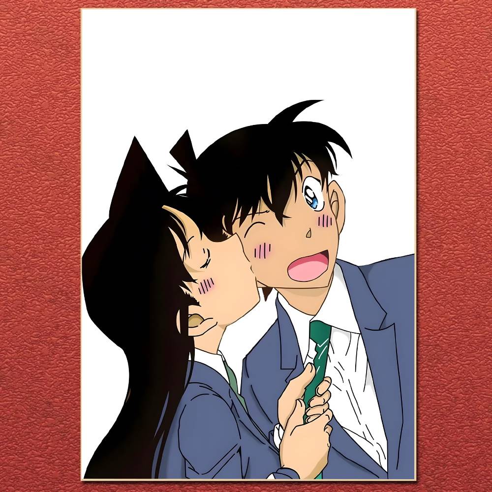 D-DETECTIVE Conan ANIME Poster Leinwandbild Poster Mit Drucken Haus Schlafzimmer Wohnzimmer Dekoration Geschenk