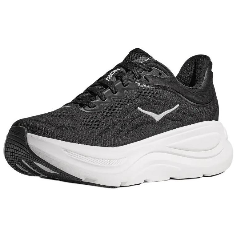 HOKA Bondi 9 Black White Men Sneakers 1162011-BWHT