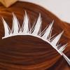 10Clusters Dense White Whole Cluster Eyelashes Makeup Curled Fake Eyelashes  Cosplay