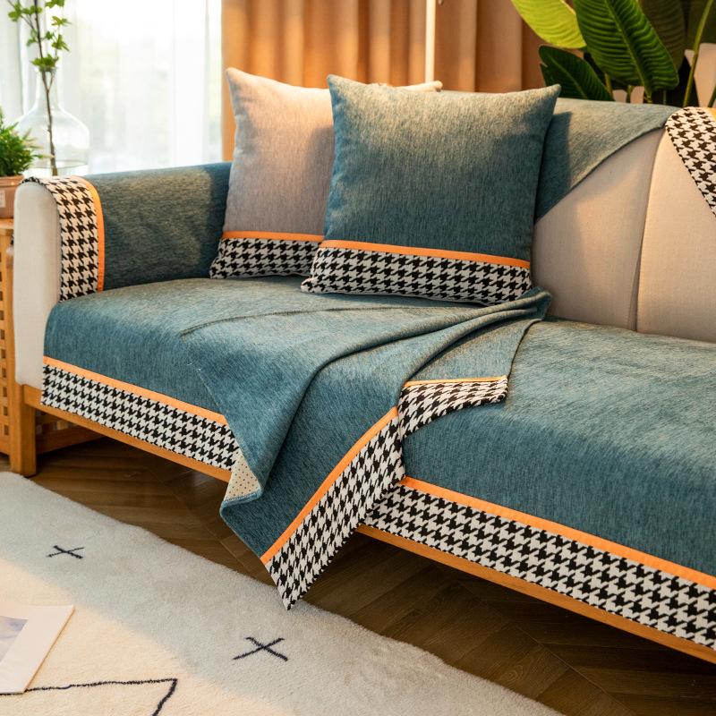 Qianniao Chenille Sofa Cushion General Nordic Anti-skid Summer Cushion Sofa Cover Sofa Cover