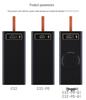 Scocca per Power Bank DIY Senza Saldatura a 32 Sezioni con Ricarica Wireless