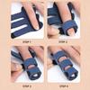 Adjustable Finger Splint with Aluminum Bar Breathable Hand Brace Support Reusable Finger Guard for Injury Recovery