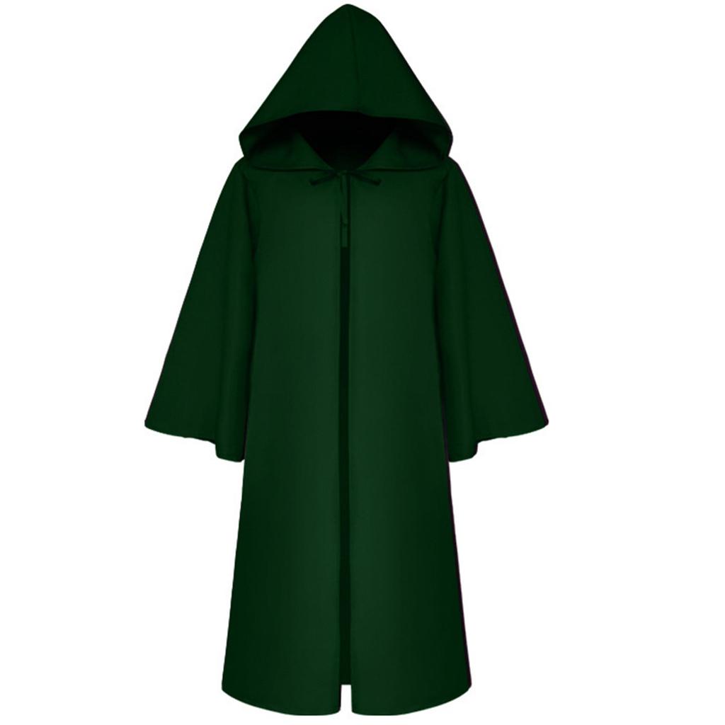 Unisex Cloak Adults Halloween Cape Vampires Robe Cosplays Costume Fancy Dress Party Wizard Witch Mantle Magician Outfit