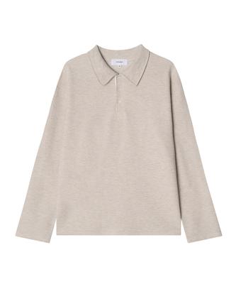 OX STUDIOS Waffle Polo Shirt (Cream)