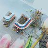 50 Pcs Craft Positioning Pins Straight Pins Sewing Pins Quilting Pins Colourful Fabric Pins for Craft Sewing Decorating