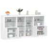 VidaXL Buffet with LED Lights, Cabinet with Door, Storage Furniture, Living Room Entryway Organizer, 3209184