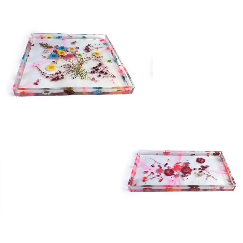 Formă versatilă din silicon pentru realizarea tăvilor de organizare de birou Matră pentru realizarea unei tăvi de depozitare dreptunghiulare multifuncționale