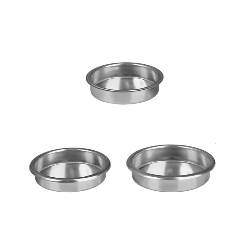 Coffee Blind Filter Bowl 51/54/58Mm Stainless Steel Non Pressurized Filter Cup For Backwashing In Semi Automatic Coffee Machine