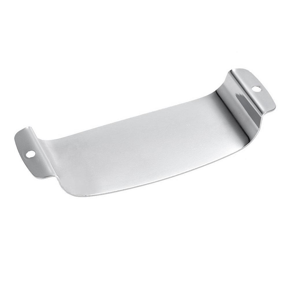 Bass Pickup Cover Plate Durable Alloy Pickup Cover Protector with 2 Mounting Screws Bass