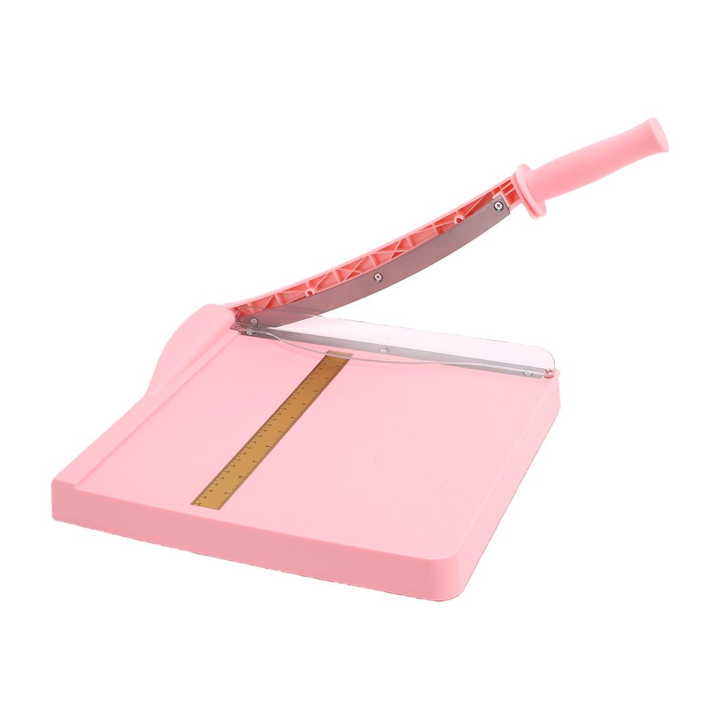 Paper Cutter Portable A4 Paper Trimmer with Safety Guard 12in Cut Length Cutting Board Slicer for Scrapbooking Craft
