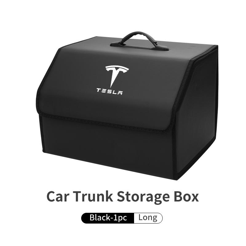 Car Valve Trunk Storage Box Organizer Foldable Stowing Tidying Container Bag For Tesla Model 3 Y S X 2021 Roadster Cybertruck