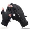 Autumn Full Finger Riding Gloves Men and Women Leakage Finger Warm Mountain Road Bicycle Electric Motorcycle Gloves
