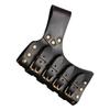 Medieval Frog Skin Sword Renaissance Accessory Knight Sword Leather Sheath Costume Accessory Adjustable Black Brown Pu
