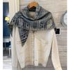 NINA SOLOR Wool & Cashmere Blend Square Scarf