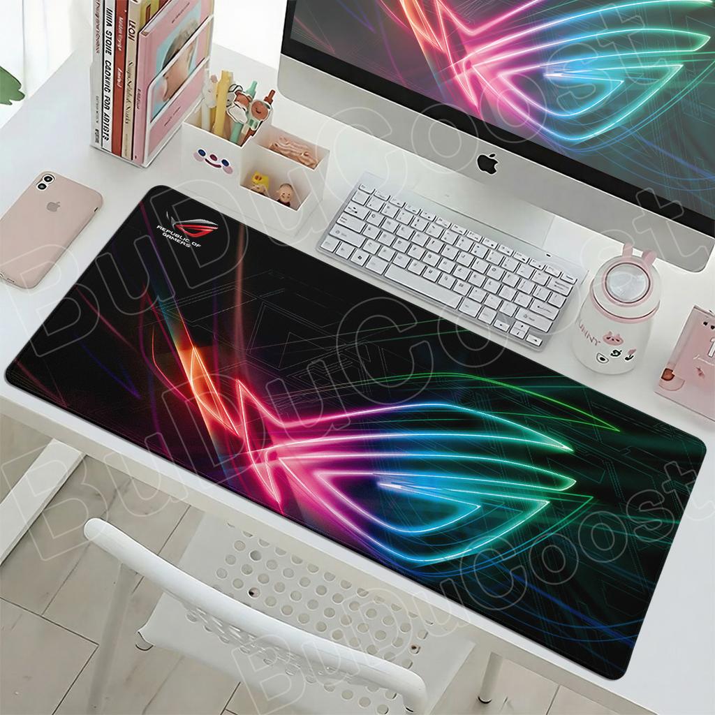 Anime Mice Mat Laptop Table Decoration Mausepads Asus Rog Black Keyboard Gaming Speed Carpet Office Accessories Gamer Mouse Pad