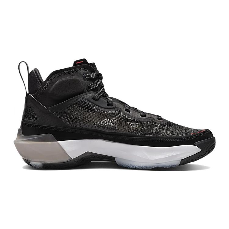 Jordan Air Jordan 37 Abrasion Resistant High top Children's Basketball Shoes Black White DD7421-091