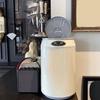 Smart Trash Can Stainless Steel Automatic Motion Sensor Large Capacity Waste Bin for Home Beige