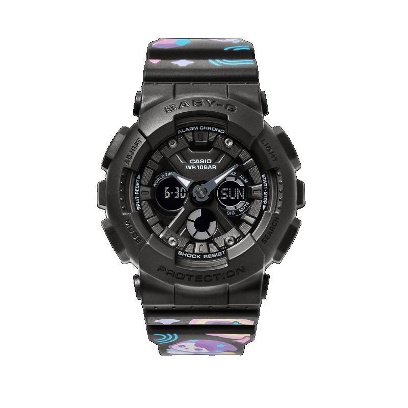 

Casio Men s Resin 100M Water Resistant Analog Shock Resistant Quartz Watch BA-130-1APRP чёрный