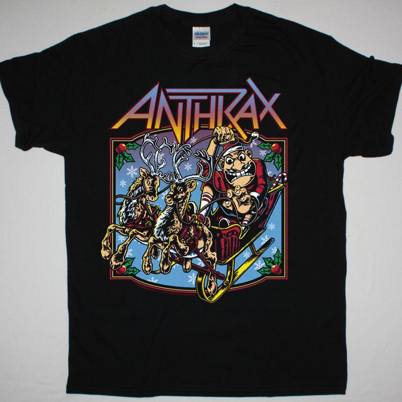 Новый! Футболка Anthrax Not Man Sleigh с коротким рукавом S-5XL LT086 Унисекс S