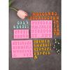 Letter & Number Silicone Mold, Candy Mold, Chocolate Mold, Cake Decorating Tool, Baking Tool, Kitchen Gadget, Kitchen Accessory