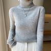 Women's Slim Fit Cashmere Blend High Neck Sweater - Autumn Winter 2024 Collection