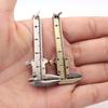 Fashion Mini Vernier Caliper Keychain 0-40mm Portable Measuring Gauging Tools Car for Key Chain Ring Ruler Caliper