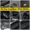 For Cadillac XT6    Window Lift Button / Air Conditioning Outlet AC Vent / Shift Gear Panel / Head Lights Cover Trim